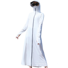 Long Women′s Sun Protection Suit with Face Mask Upf50+